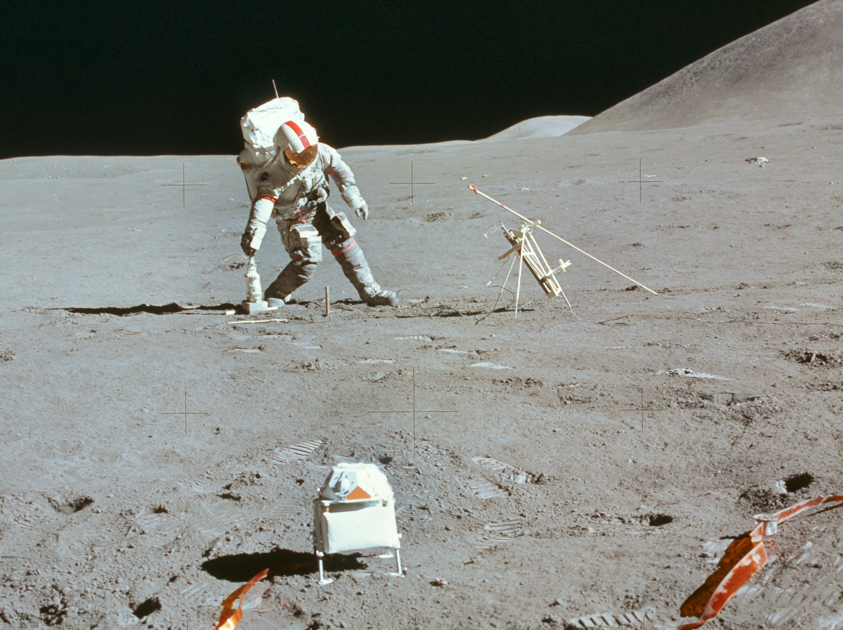 Apollo 15 lunar surface activity