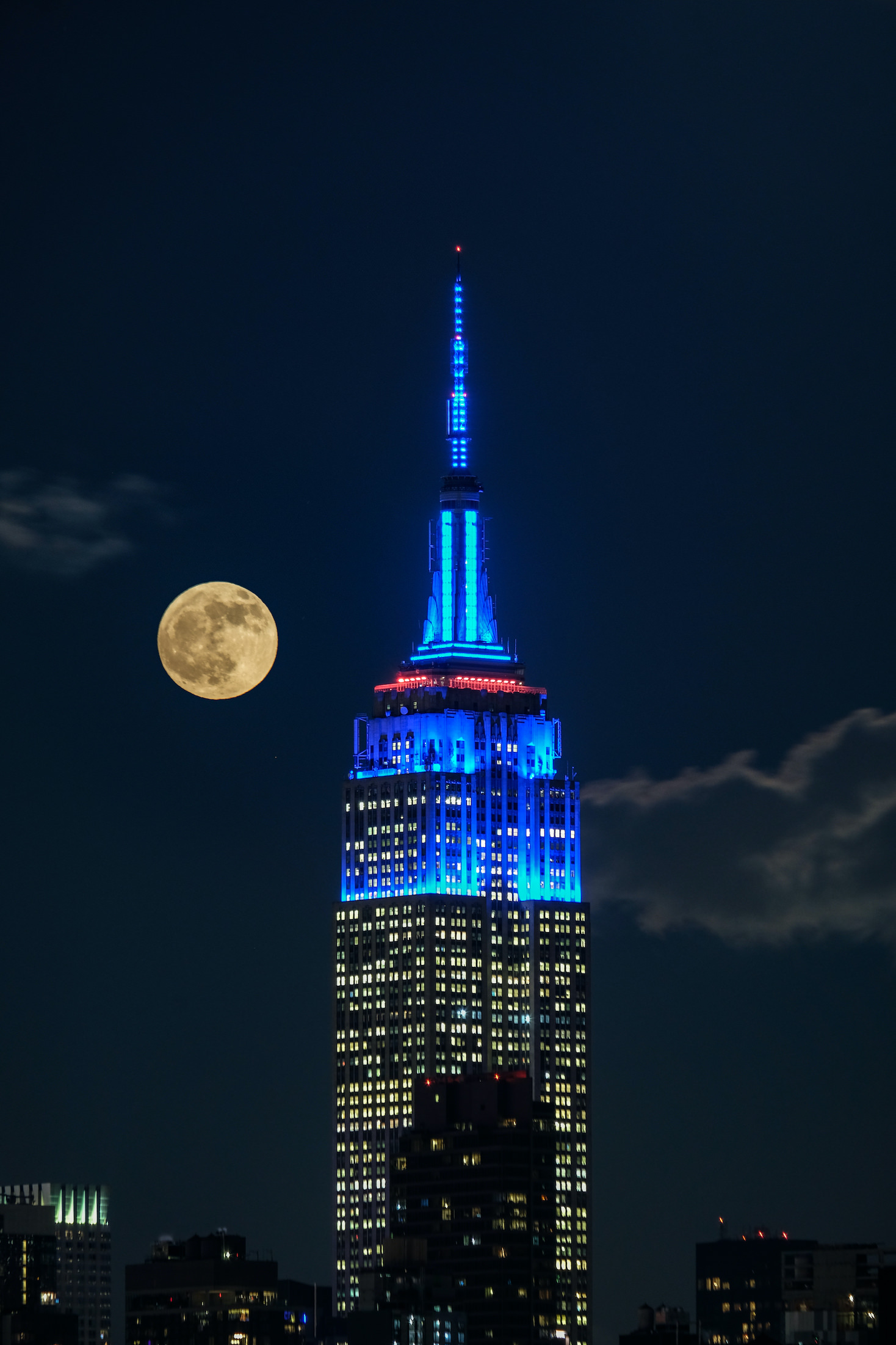 Full Moon Empire State Building