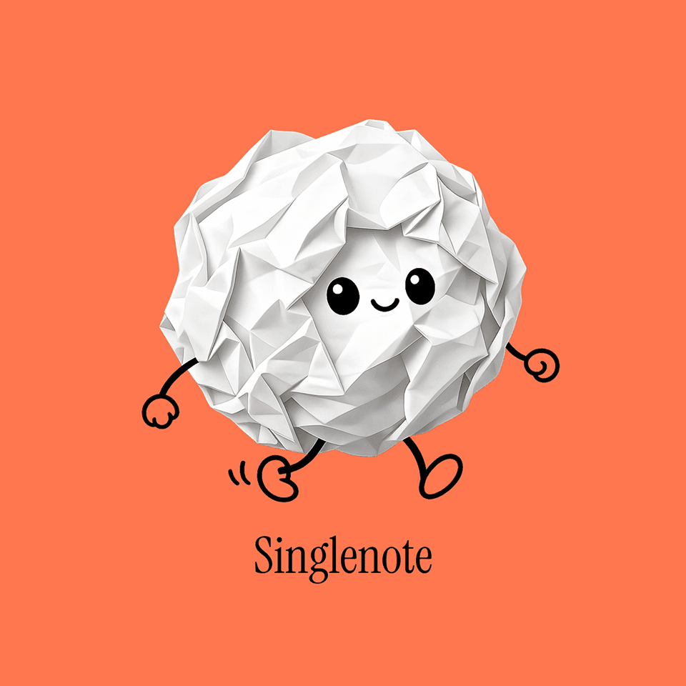 Singlenote app